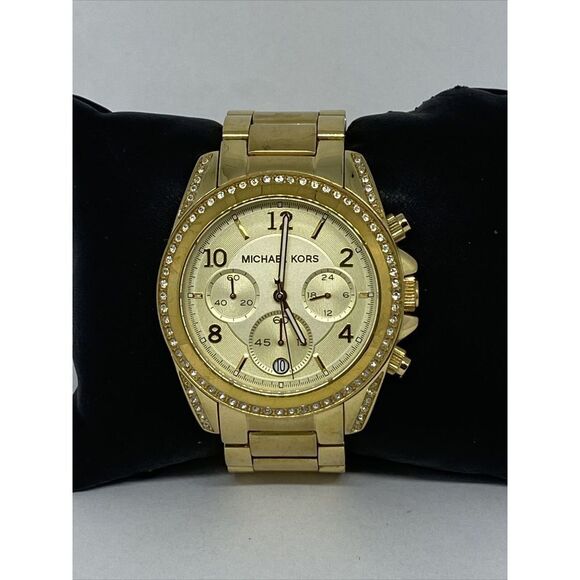 Michael Kors Blair MK5166 Women's Gold Stainless Steel Analog Dial Watch MP821 - Picture 1 of 12